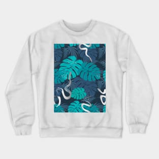 Snakes in jungle Crewneck Sweatshirt